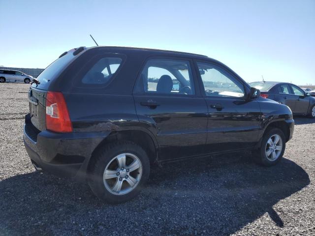 KNDJF722197603523 - 2009 KIA SPORTAGE LX BLACK photo 3