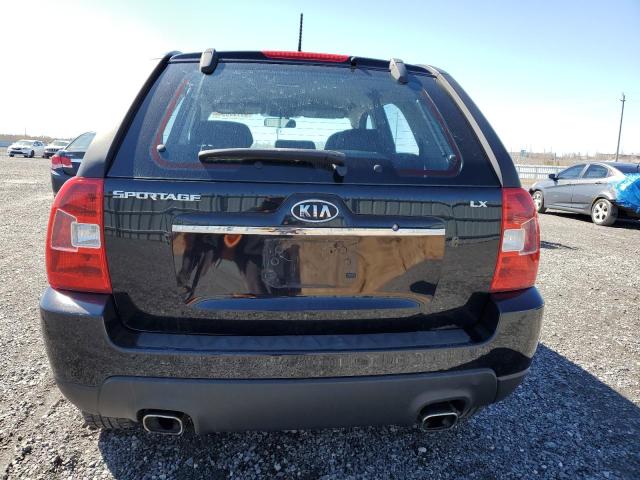 KNDJF722197603523 - 2009 KIA SPORTAGE LX BLACK photo 6