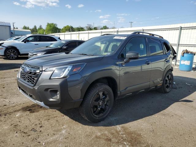 JF2SKAMC1NH483814 - 2022 SUBARU FORESTER WILDERNESS GRAY photo 1