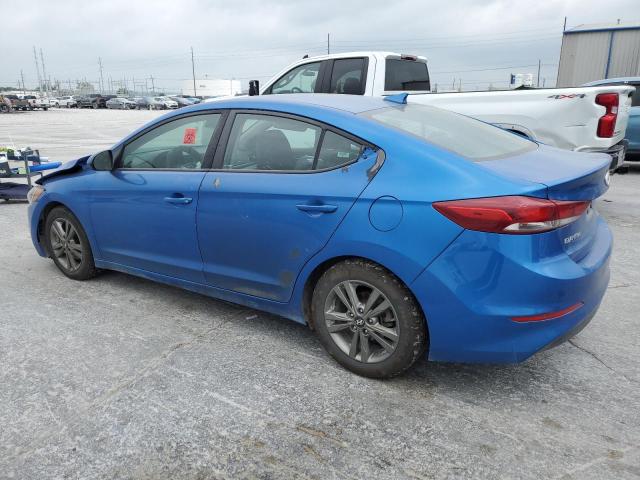 5NPD84LF0JH237271 - 2018 HYUNDAI ELANTRA SEL BLUE photo 2