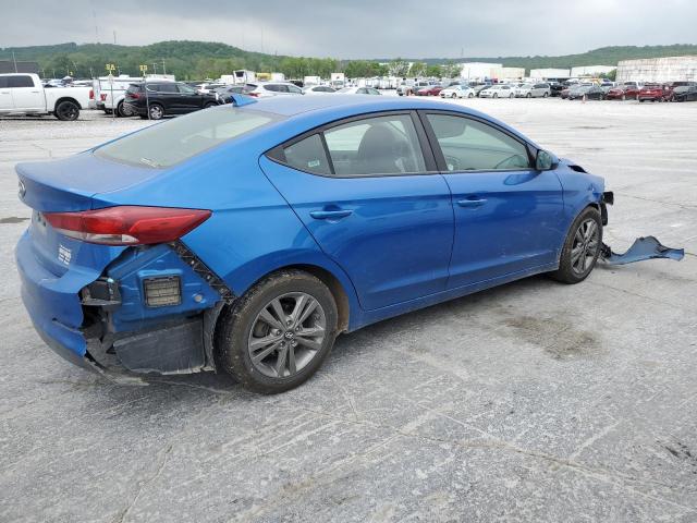 5NPD84LF0JH237271 - 2018 HYUNDAI ELANTRA SEL BLUE photo 3