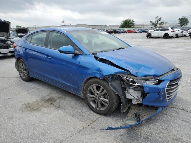 5NPD84LF0JH237271 - 2018 HYUNDAI ELANTRA SEL BLUE photo 4