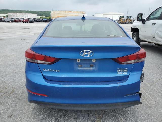 5NPD84LF0JH237271 - 2018 HYUNDAI ELANTRA SEL BLUE photo 6