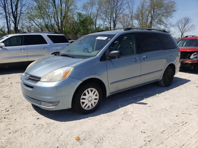 5TDZA23C75S274208 - 2005 TOYOTA SIENNA CE BLUE photo 1