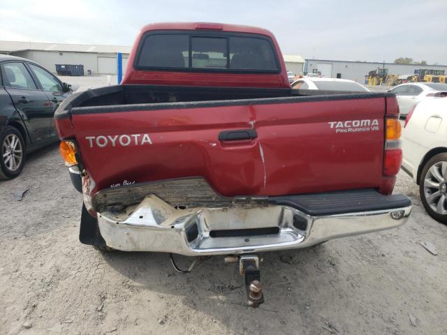 5TEGN92N94Z444805 - 2004 TOYOTA TACOMA DOUBLE CAB PRERUNNER MAROON photo 6