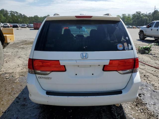 5FNRL38709B411141 - 2009 HONDA ODYSSEY EXL WHITE photo 6