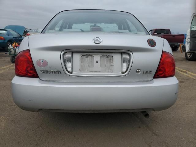 3N1CB51D66L592332 - 2006 NISSAN SENTRA 1.8 SILVER photo 6