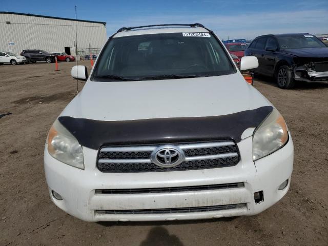 JTMBD31V765020623 - 2006 TOYOTA RAV4 LIMITED WHITE photo 5