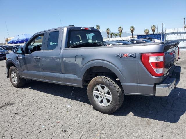 1FTEX1EB4MFC35828 - 2021 FORD F150 SUPER CAB GRAY photo 2