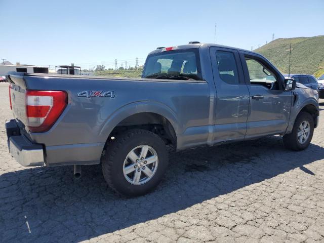 1FTEX1EB4MFC35828 - 2021 FORD F150 SUPER CAB GRAY photo 3