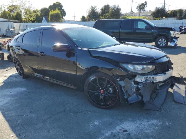 2HGFC1F72HH650615 - 2017 HONDA CIVIC EXL შავი ფოტო 4