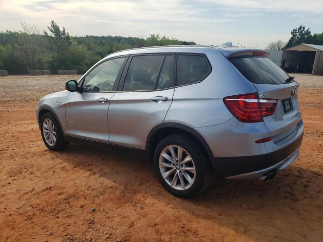 5UXWX9C59E0D25272 - 2014 BMW X3 XDRIVE28I BLUE photo 2