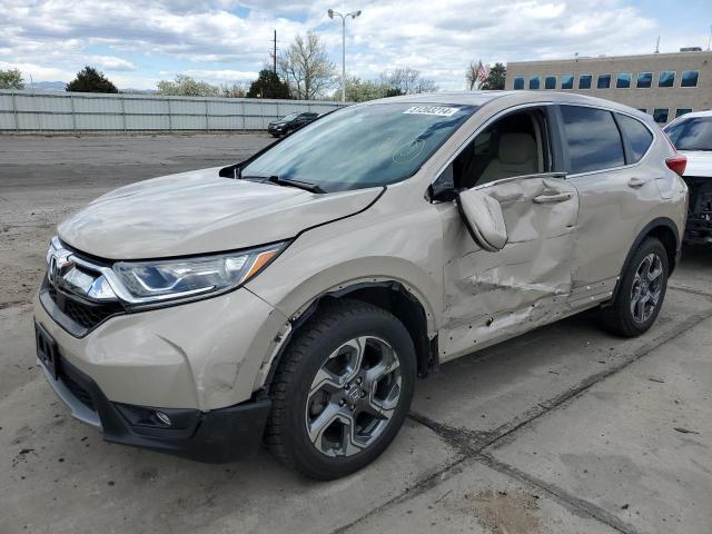 5J6RW2H57KL013292 - 2019 HONDA CR-V EX TAN photo 1