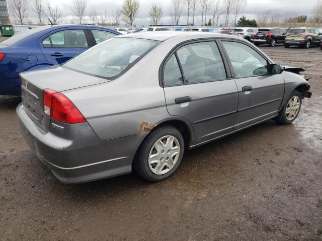 2HGES16325H025669 - 2005 HONDA CIVIC DX VP GRAY photo 3