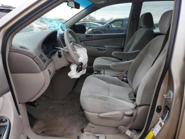 5TDZK23C57S074119 - 2007 TOYOTA SIENNA CE GOLD photo 7