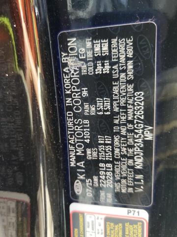 KNDJP3A54G7263203 - 2016 KIA SOUL + BLACK photo 13