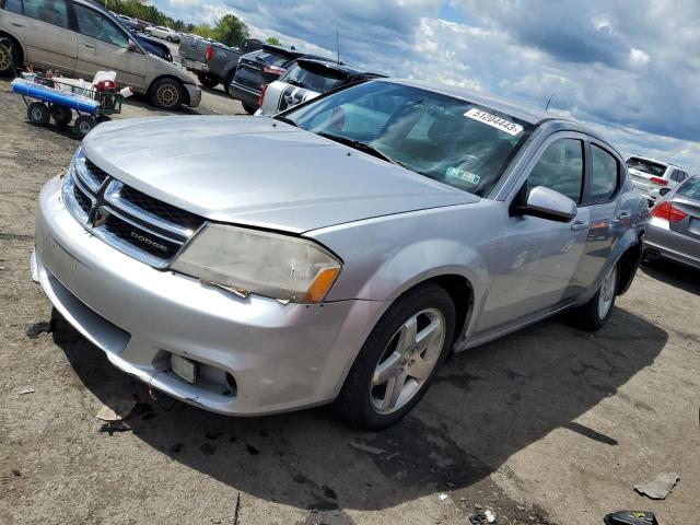 1C3CDZCB6DN707636 - 2013 DODGE AVENGER R/ SXT SILVER photo 1