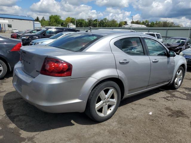 1C3CDZCB6DN707636 - 2013 DODGE AVENGER R/ SXT SILVER photo 3