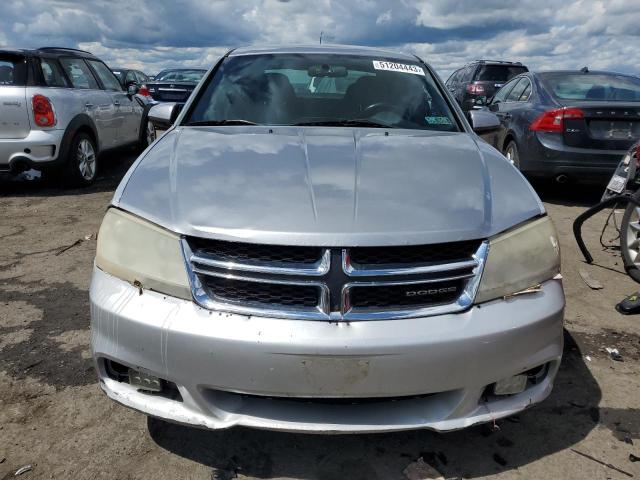 1C3CDZCB6DN707636 - 2013 DODGE AVENGER R/ SXT SILVER photo 5