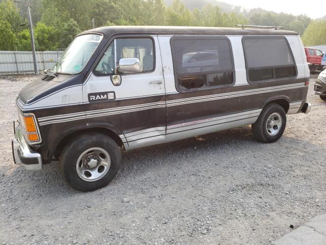 2B6HB23T2HK249283 - 1987 DODGE RAM VAN B1 B250 TWO TONE photo 1