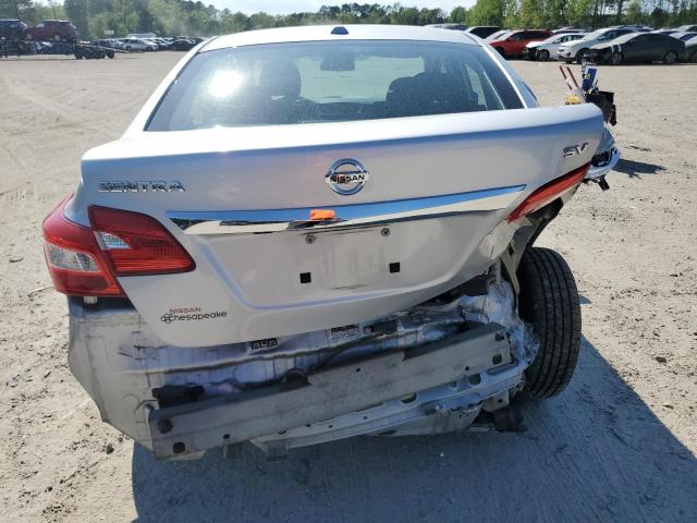 3N1AB7AP6JL639722 - 2018 NISSAN SENTRA S SILVER photo 6