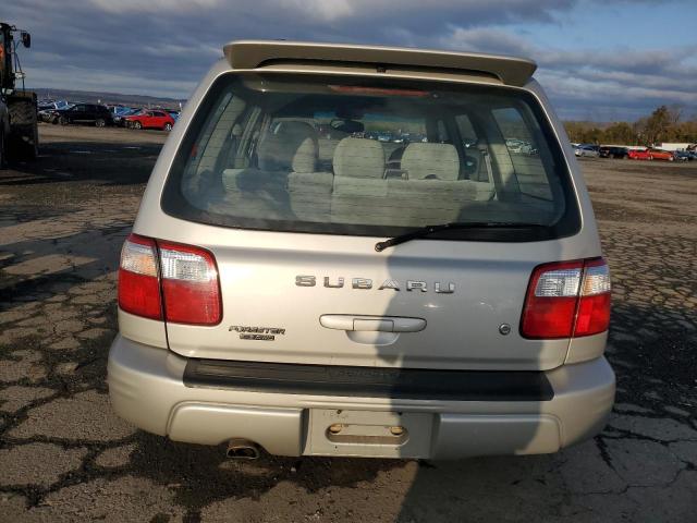 JF1SF65621H766294 - 2001 SUBARU FORESTER S BEIGE photo 6