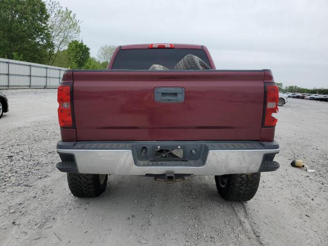 3GCUKREC5EG393886 - 2014 CHEVROLET SILVERADO K1500 LT BURGUNDY photo 6