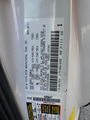 5TFRX5GNXHX090200 - 2017 TOYOTA TACOMA ACCESS CAB თეთრი ფოტო 12