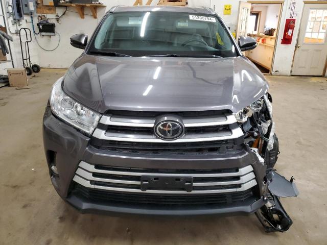 5TDJZRFH4KS575570 - 2019 TOYOTA HIGHLANDER SE GRAY photo 5