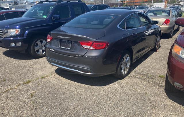 1C3CCCAB0GN162265 - 2016 CHRYSLER 200 LIMITED CHARCOAL photo 4