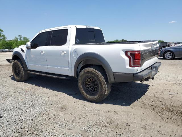 1FTFW1RG2JFB79171 - 2018 FORD F150 RAPTOR WHITE photo 2