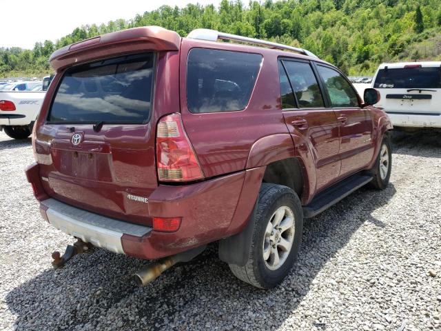 JTEBU14R658042754 - 2005 TOYOTA 4RUNNER SR5 BURGUNDY photo 3