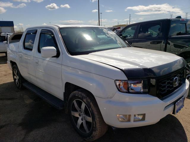 5FPYK1F63EB006129 - 2014 HONDA RIDGELINE RTL-S WHITE photo 4