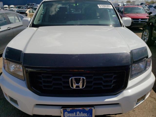 5FPYK1F63EB006129 - 2014 HONDA RIDGELINE RTL-S WHITE photo 5