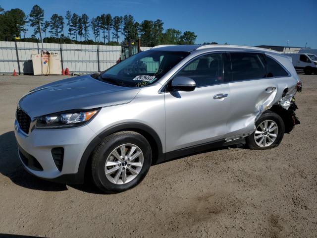 5XYPG4A3XKG590876 - 2019 KIA SORENTO L SILVER photo 1