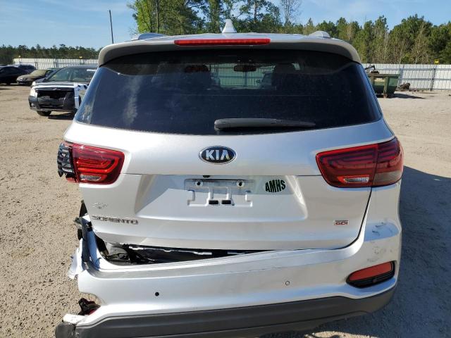 5XYPG4A3XKG590876 - 2019 KIA SORENTO L SILVER photo 6