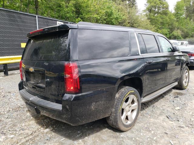 1GNSKJKC0FR122336 - 2015 CHEVROLET SUBURBAN K1500 LT BLACK photo 3