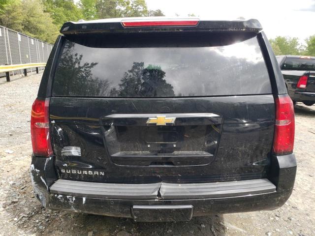 1GNSKJKC0FR122336 - 2015 CHEVROLET SUBURBAN K1500 LT BLACK photo 6