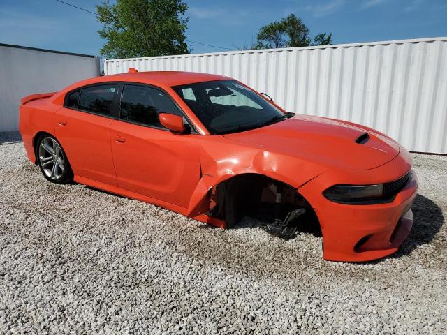 2C3CDXCT4NH231992 - 2022 DODGE CHARGER R/T ORANGE photo 4