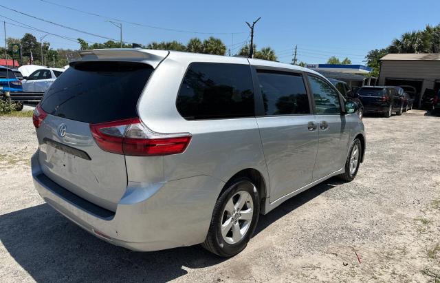 5TDZZ3DC2LS032324 - 2020 TOYOTA SIENNA L SILVER photo 4