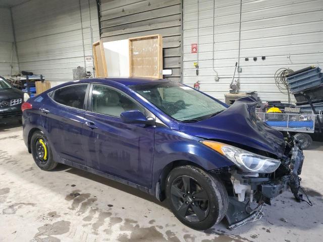 5NPDH4AE1DH284694 - 2013 HYUNDAI ELANTRA GLS BLUE photo 4