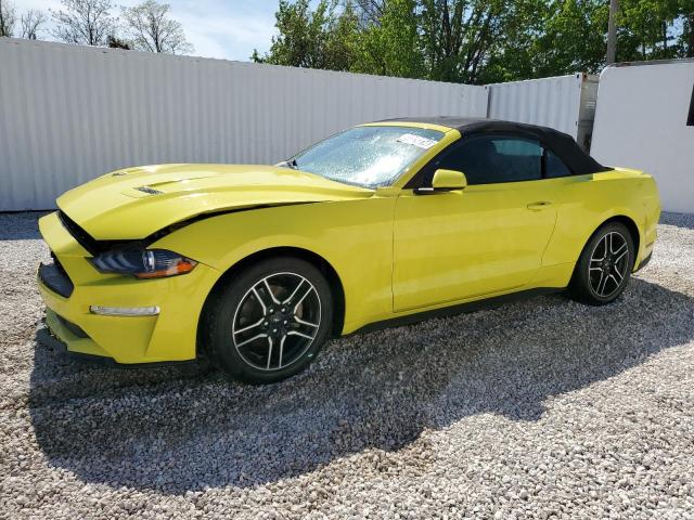 1FATP8UH7M5105527 - 2021 FORD MUSTANG YELLOW photo 1