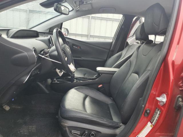 JTDKARFP1H3049510 - 2017 TOYOTA PRIUS PRIM წითელი ფოტო 7