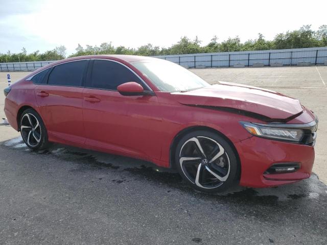 1HGCV1F31JA070058 - 2018 HONDA ACCORD SPORT RED photo 4