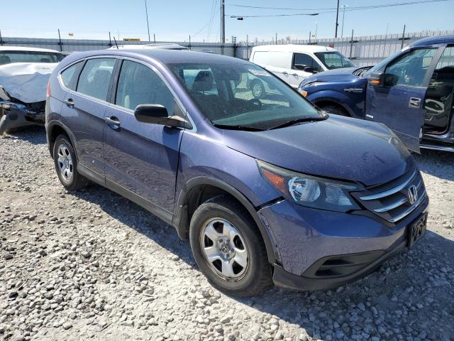 2HKRM3H34EH537525 - 2014 HONDA CR-V LX BLUE photo 4