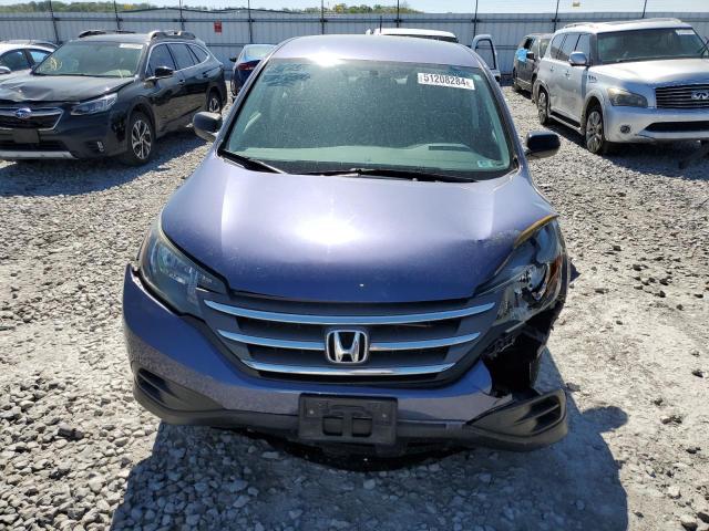 2HKRM3H34EH537525 - 2014 HONDA CR-V LX BLUE photo 5