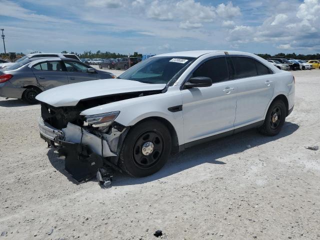 1FAHP2MK8EG118212 - 2014 FORD TAURUS POLICE INTERCEPTOR WHITE photo 1