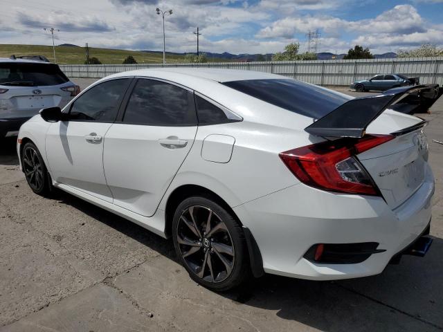 2HGFC2F82KH550858 - 2019 HONDA CIVIC SPORT WHITE photo 2