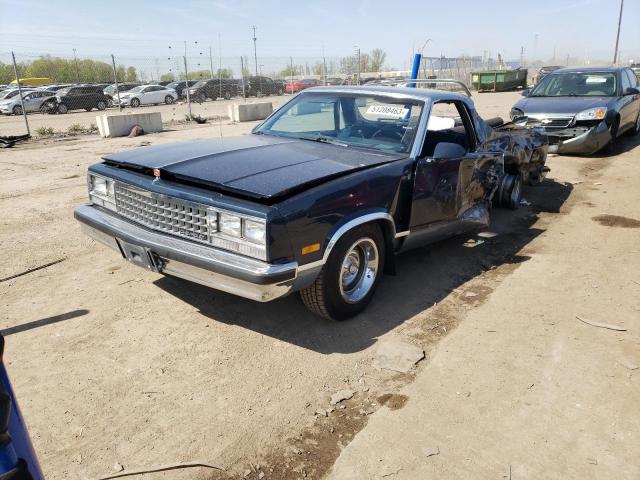 3GCCW80H2GS900028 - 1986 CHEVROLET EL CAMINO BLUE photo 1