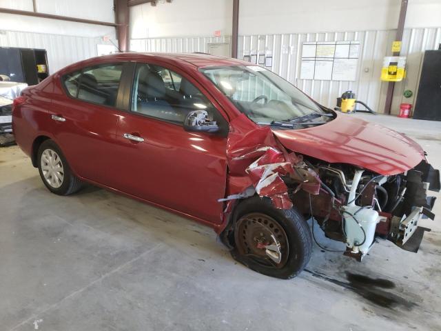 3N1CN7AP2CL909712 - 2012 NISSAN VERSA S RED photo 4